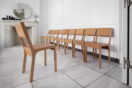 Catalog image of Set of 10 "Cork" Chairs