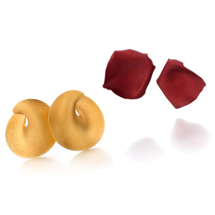 Catalog image of jar | two pairs of earclips (due paia di orecchini a clip)