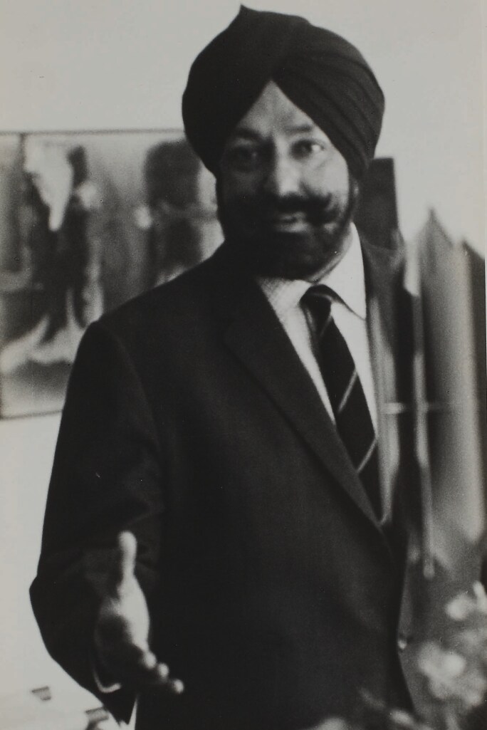 Patwant Singh, c. 1960s, New Delhi (N. S. Bendre's Red Stage visible in the background)