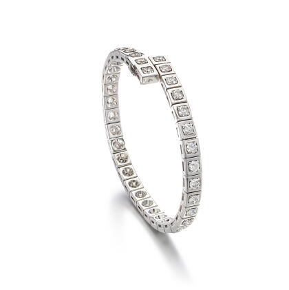 Catalog image of ‘Tectonique’ Diamond Bracelet | 卡地亞 | ‘Tectonique’ 鑽石 手鍊
