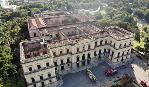 The National Museum in Rio de Janeiro
