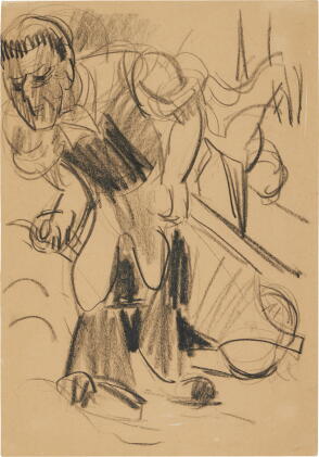 Catalog image of Bauer, einen Schubkarren ziehend