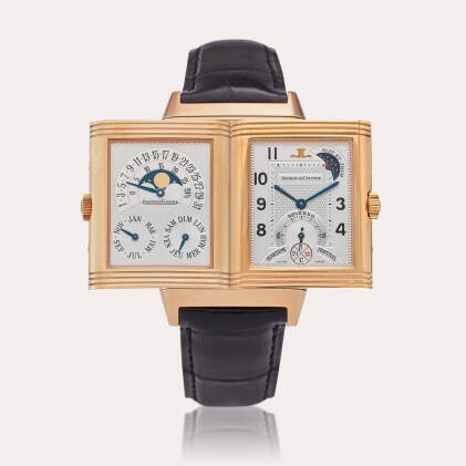 Catalog image of Reference 270.2.55 Reverso Quantième Perpétuel | A limited edition pink gold re…