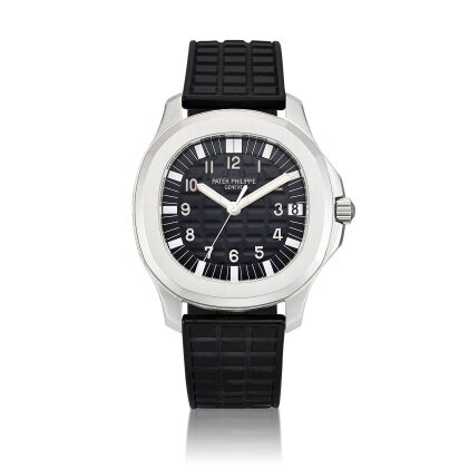 Catalog image of Patek Philippe | Aquanaut, Reference 5065 | A stainless steel wristwatch with d…