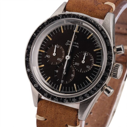 Catalog image of omega | speedmaster, ref. 2998-1, a stainless steel chronograph wristwatch with…
