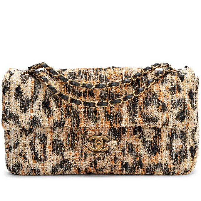 Chanel Tweed Maxi Flap Bag