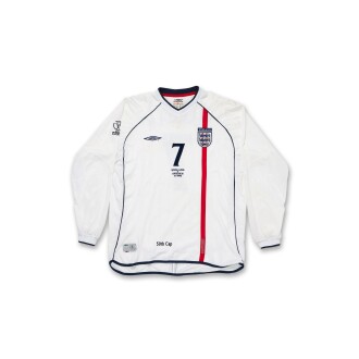 View 1 of Lot 7: David Beckham England 2002 FIFA World Cup Match Worn Shirt | 50th Career Cap | 1 Assist