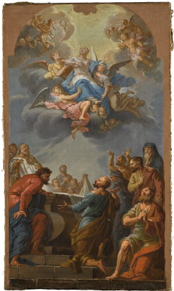 Catalog image of spanish school, 18th century | the assumption of the madonna