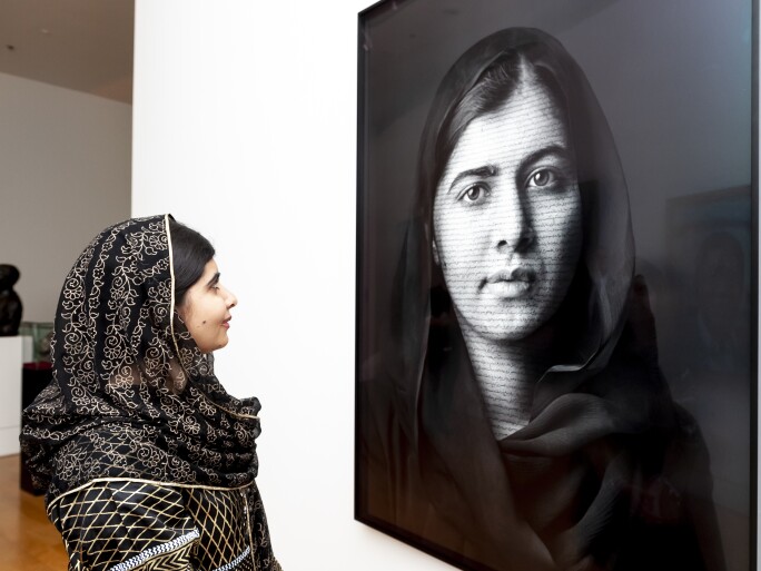Malala Yousafzai Portrait Unveiling