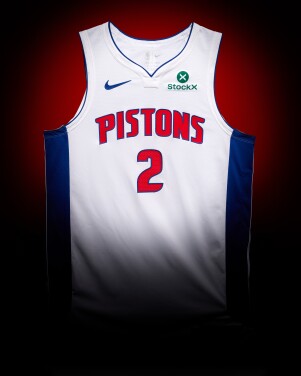 View 1 of Lot 11: Cade Cunningham Detroit Pistons 2025-2026 Game Worn Association Edition Jersey | Double-Double