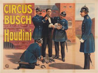 View 1 of Lot 337: Houdini, Harry (Erik Weisz) | Houdini again encounters the German police