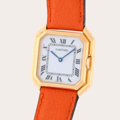 Catalog image of Ceinture Jumbo, Reference 17001 | A yellow gold wristwatch | Circa 1980