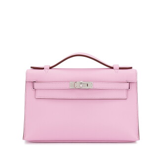 View 1 of Lot 580: Mauve Sylvestre Swift Kelly Pochette Palladium Hardware, 2026
