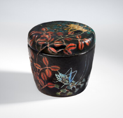 Catalog image of "Grasshopper" Enamel Covered Box
