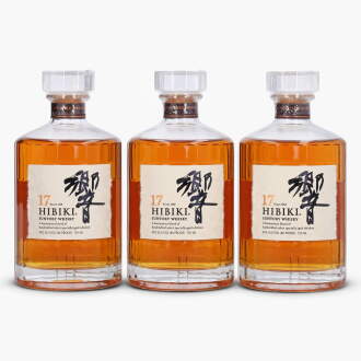 View 1 of Lot 2109: Hibiki 17 Year Old 43.0 abv NV (3 Bottles 75cl)