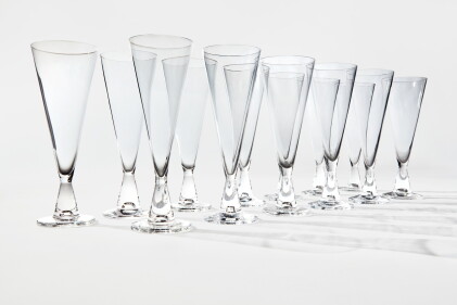 Catalog image of Set of 13 "Tima" Champagne Glasses