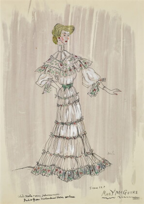 Catalog image of Costume design for Mary McGuire