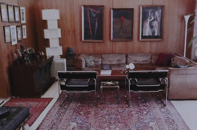 Ram Kumar's Ruins at Patwant Singh’s residence c. 1990s