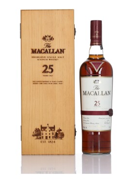 View 1 of Lot 8: The Macallan 25 Year Old Sherry Oak 43.0 abv NV (1 Bottle 75cl)