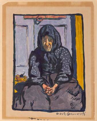 Catalog image of Sitzende alte Frau (La Vecchia)