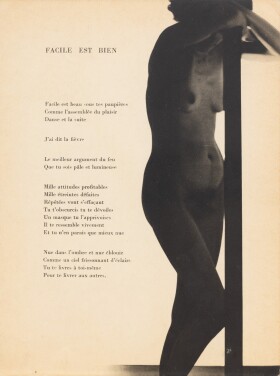 View 1 of Lot 165: Facile. 1935. In-4, broché, couverture à rabats. Edition originale. Un des 200 ex. sur vélin H.C.