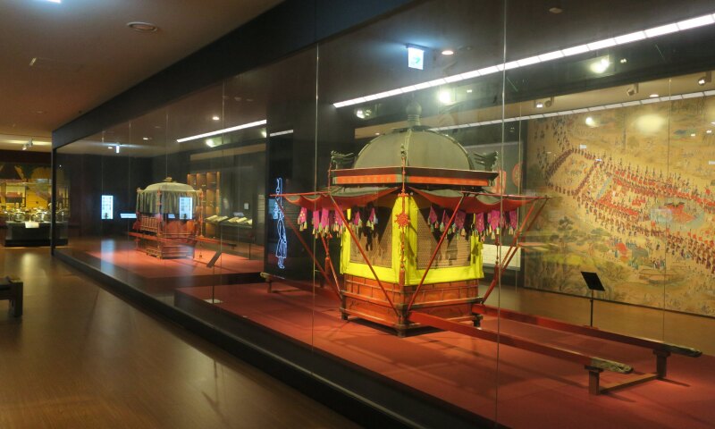 Interior view of the National Palace Museum of Korea in Seoul.