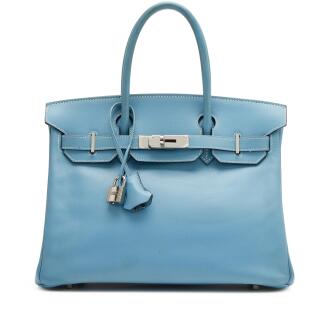 View 1 of Lot 54: Bleu Jean Epsom Birkin 30 Palladium Hardware, 2005