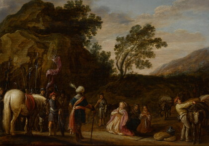 Catalog image of jan martszen de jonge | the meeting of david and abigail