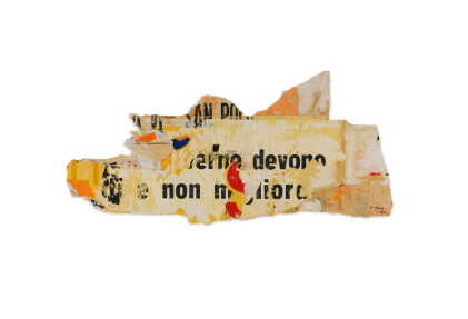 Catalog image of raymond hains | arrachage (persone devono e non miglioro)