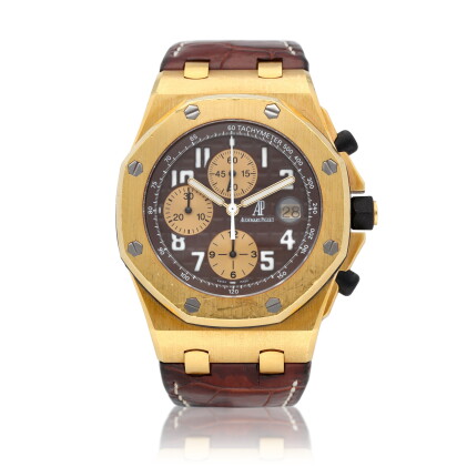 Catalog image of Royal Oak Offshore Chronograph "Arnold Schwarzenegger" reference 26007BA.OO.D08…