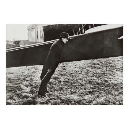 Catalog image of jacques-henri lartigue | zissou caught in the blast of the amerigo's propeller, buc