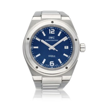View 1 of Lot 94: Ingenieur Reference IW322701, Stainless steel automatic wristwatch with date, circa 2008
