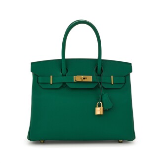 View 1 of Lot 53: Vert Vertigo Epsom Birkin 30 Gold Hardware, 2018