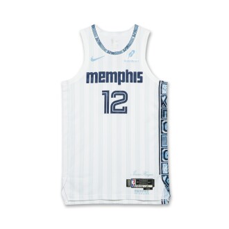 View 1 of Lot 8: Ja Morant Memphis Grizzlies 2025-2026 Game Worn City Edition Jersey | Double-Double
