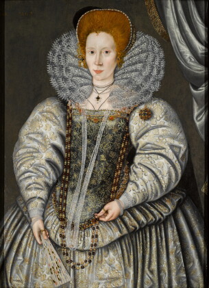 Catalog image of portrait of elizabeth ‘bess’ throckmorton, lady raleigh (1565–c. 1647)