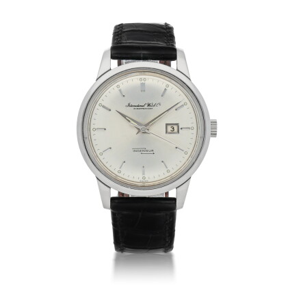 Catalog image of ingenieur stainless steel anti-magnetic wristwatch with date circa 1963