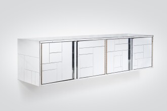 View 1 of Lot 102: "Cityscape" Wall-Mounted Sideboard