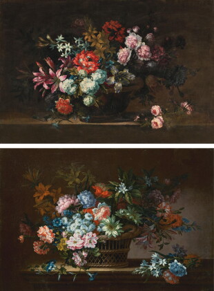Catalog image of antoine monnoyer | still life of peonies, carnations, poppies and other flowers…