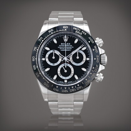 Catalog image of Daytona, reference 116500LN Montre bracelet chronographe en acier | Stainless s…