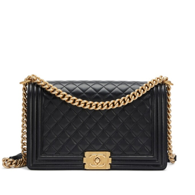 Black Chanel Boy Bag 