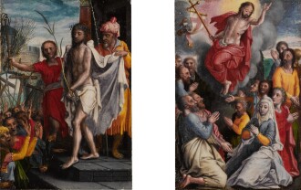 View 1 of Lot 110: Ecce Homo; The Ascension of Christ