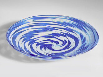 View 1 of Lot 762: "Fantasia Bianco-Azzurro" Bowl