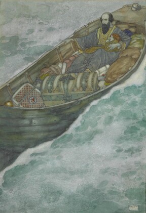 View 1 of Lot 185: Edmund Dulac | Original illustration for the Tempest, 1908