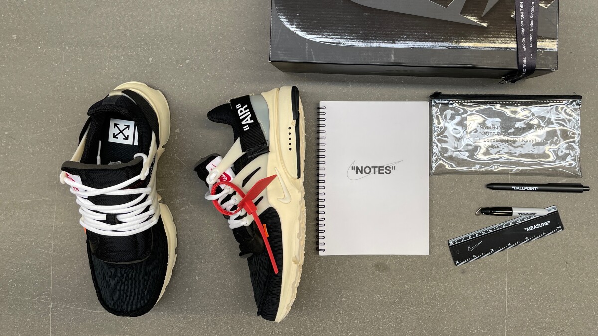 Off white x nike pencil case clearance