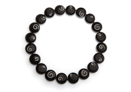 Catalog image of onyx and diamond necklace, michele della valle