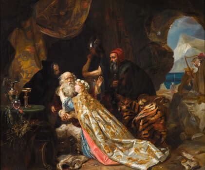 Catalog image of King Lear and Cordelia