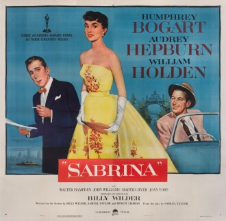 View 1 of Lot 82: Sabrina (1954), poster, US
