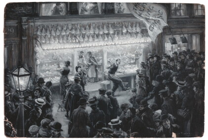 Catalog image of rackham, two monochrome watercolours on two sheets (for red pottage, etc.), 1902-1903