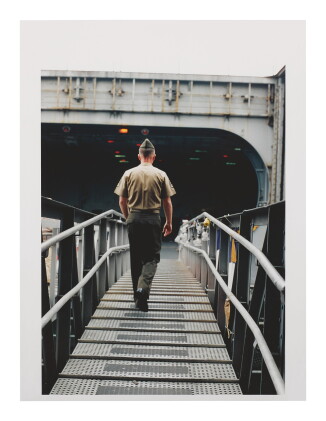 Catalog image of wolfgang tillmans | soldier gangway ii