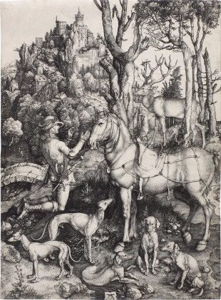 Catalog image of Saint Eustace (B., 57; M., Holl. 60; S.M.S. 32)